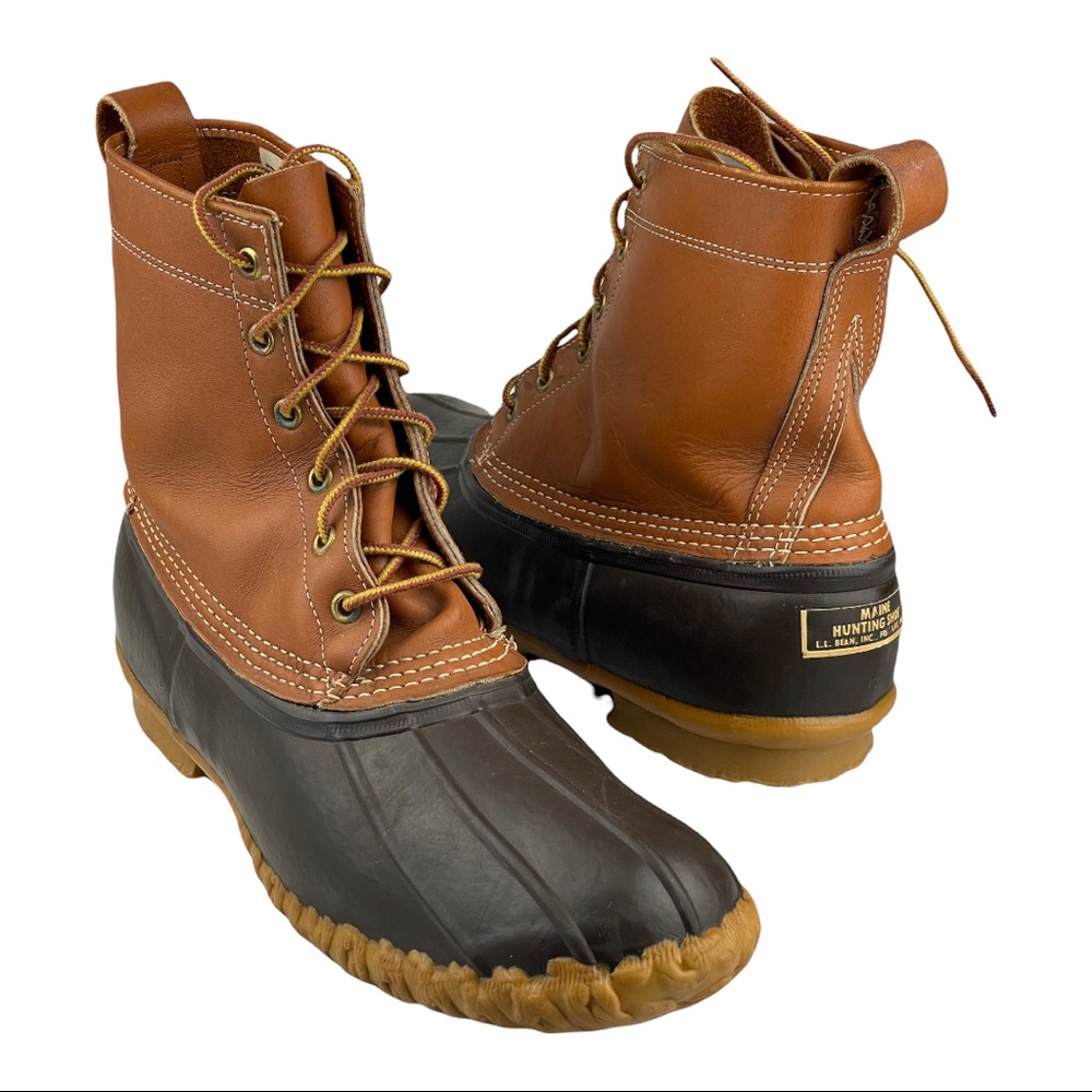 Vintage L.L Bean Men's Bean Boots, GM Size 10 Made in USA
